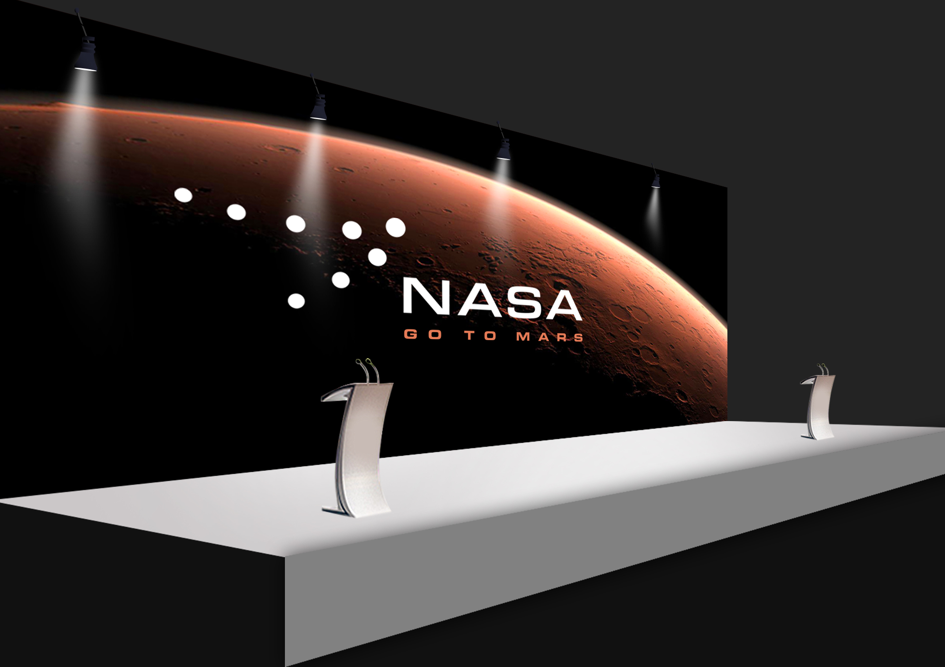 Banners are a great way to decorate your party room, whether you want to send a celebratory message or add a touch of bling to your decor. Nasa Rebrand Mallory Traylor