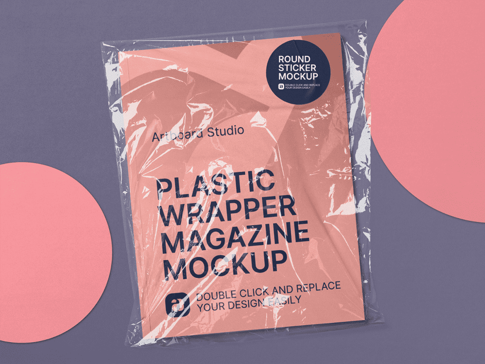 This mockup is amazing, thank you! Plastic Wrapper Magazine Mockup Scene
