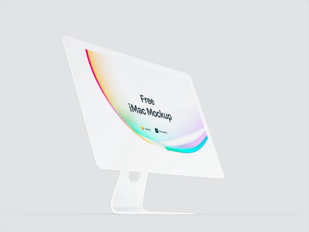 Adobe photoshop · file types. Free Imac Mockups Psd Sketch December 2021 Tmdesign