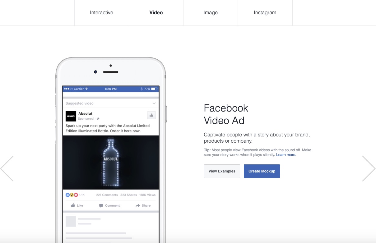 A new way to create mockups for ads, share them with anyone and experience your work as though it's live. Win Your Next Ad Campaign With Facebook S Creative Hub Another Insight