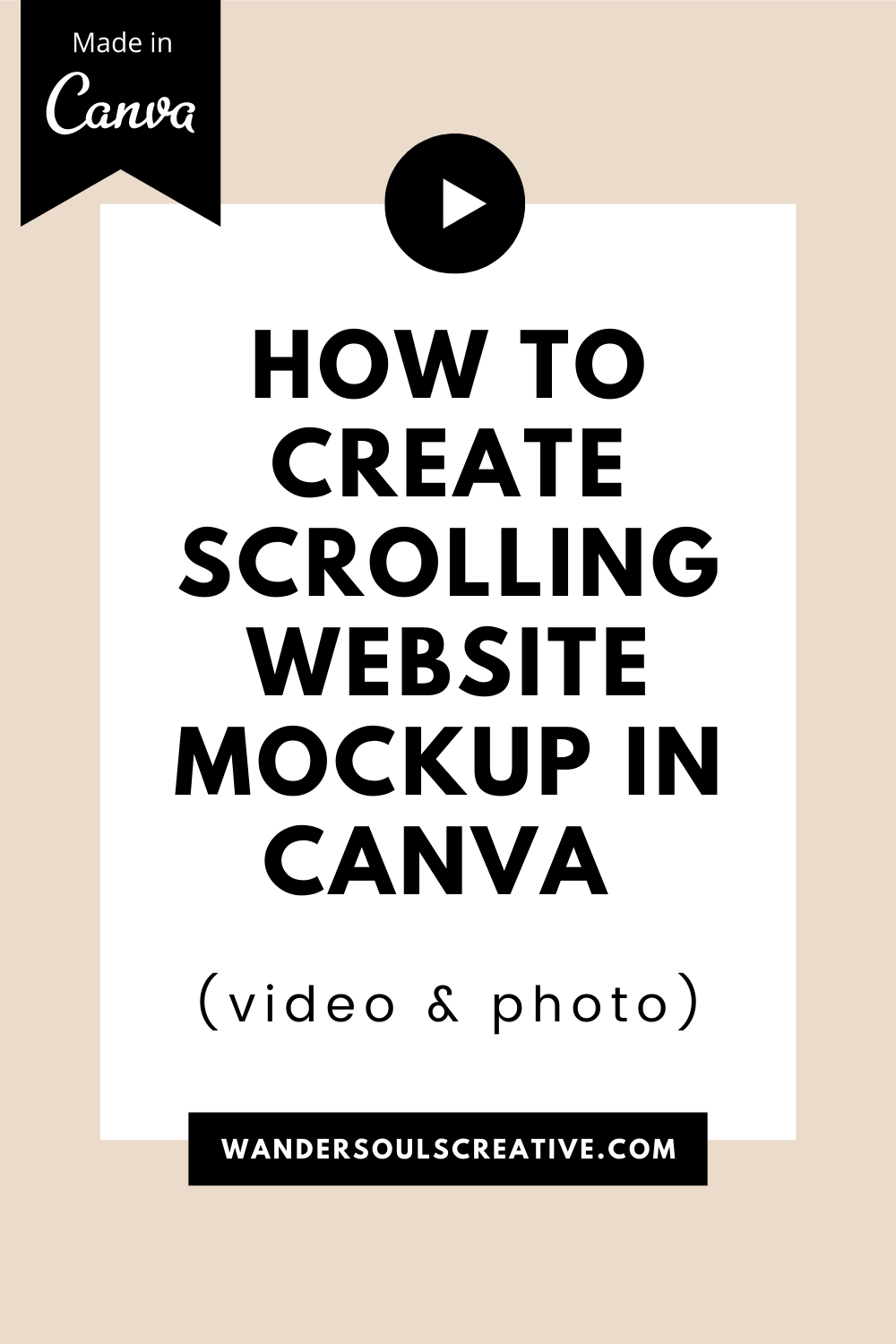 We compare the different types of website mockup tools. How To Create Scrolling Website Mockup In Canva Video Photo Wandersouls Creative