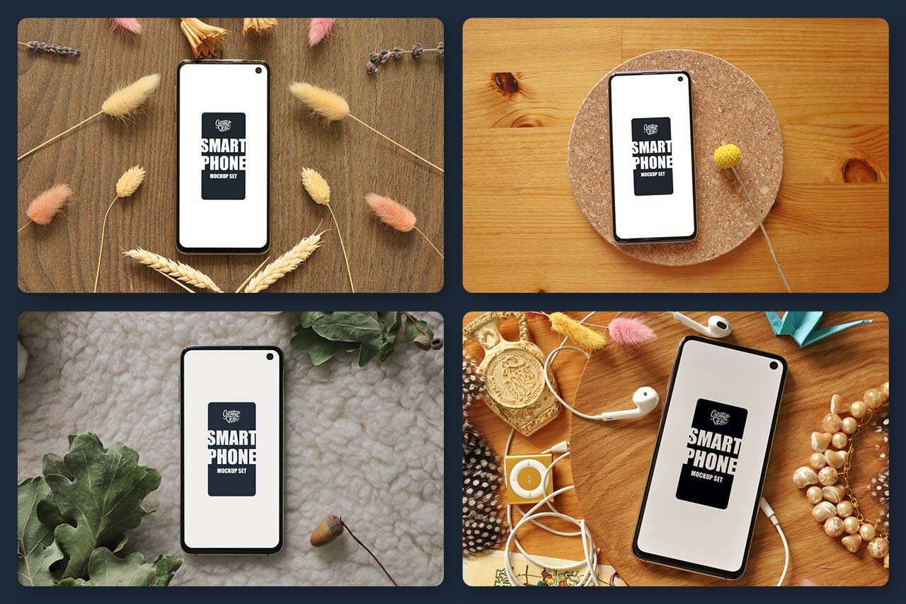 This mobile mockup offers three . Creative Veila Download Free Android Phone Mockups