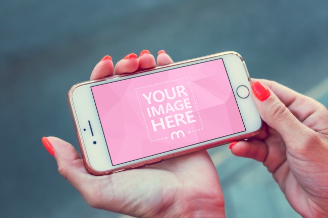 48+ Download Iphone Mockup Landscape&nbsp;Psd