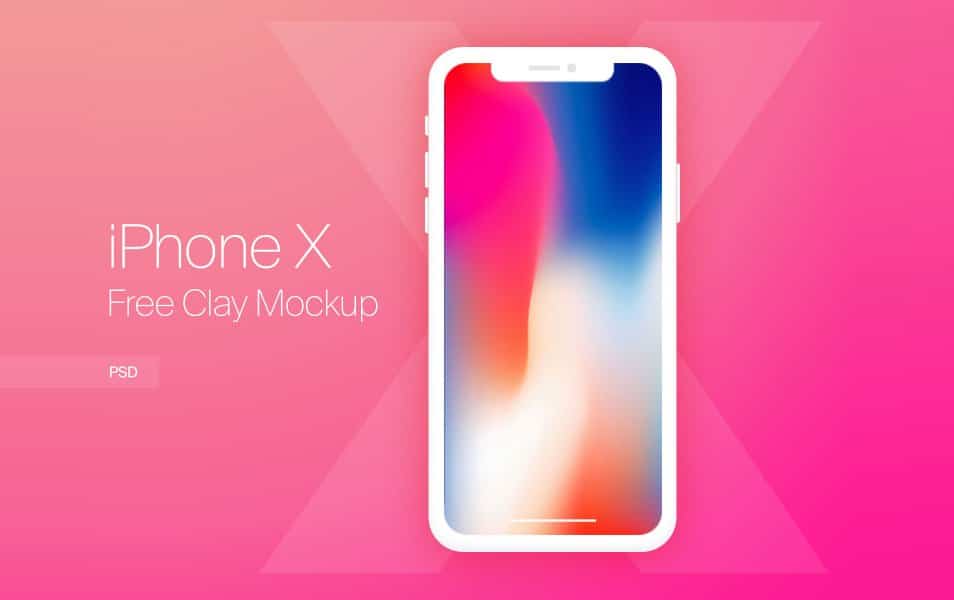 42+ Download Iphone X White Mockup Psd