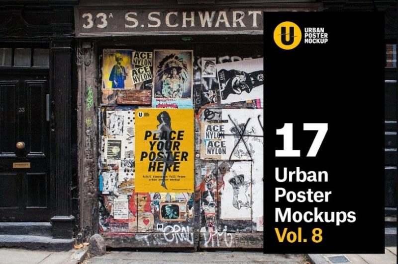 38+ Download Urban Street Poster Mockup&nbsp;Psd