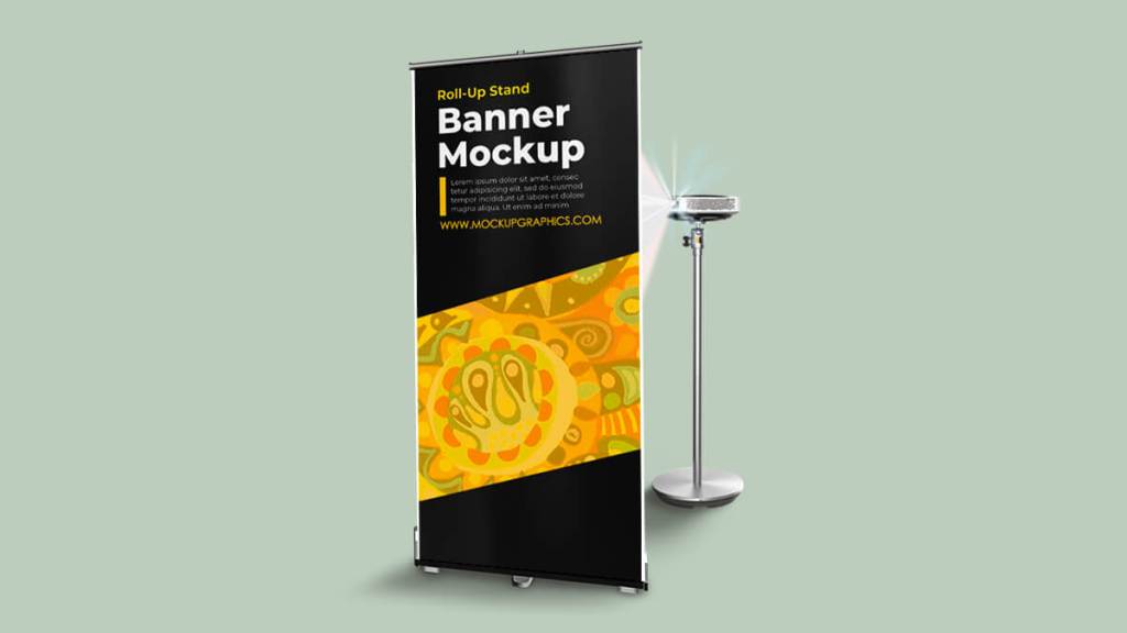 28+ Download Roller Banner Mockup Psd&nbsp;Free