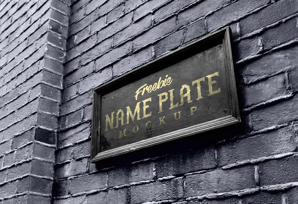 32+ Download Wall Signage Mockup Free&nbsp;Psd