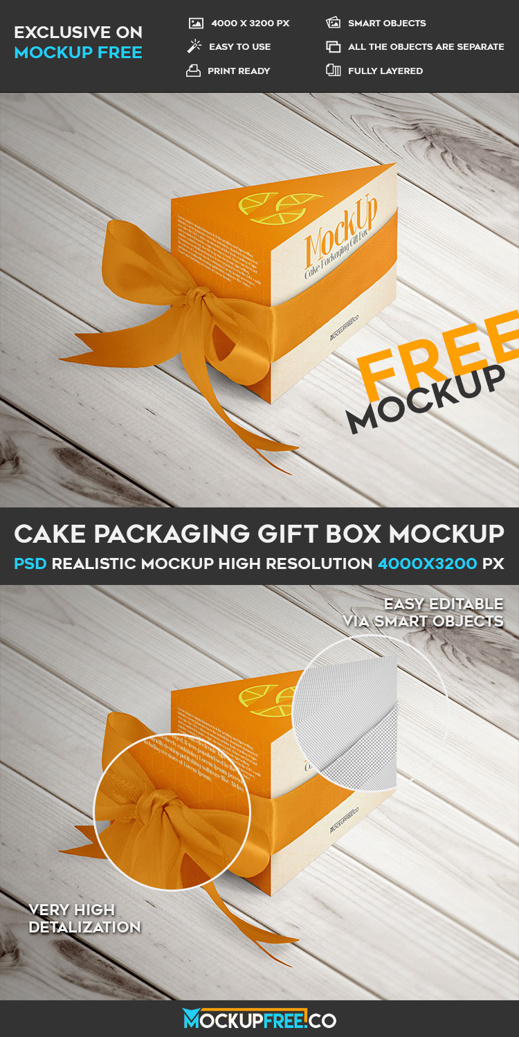 17+ Download Cake Box Mockup Psd Free