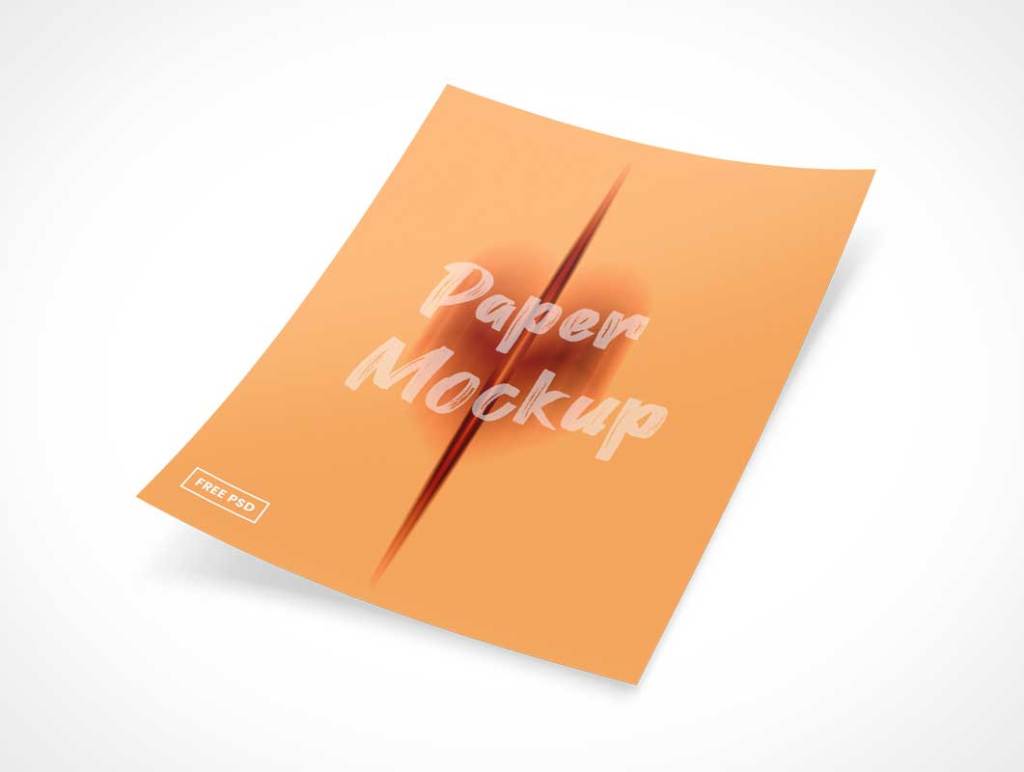 35+ Download Paper Mockup Free&nbsp;Psd