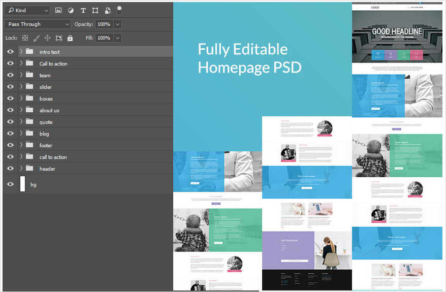 45+ Download Website Mockup Psd&nbsp;Free