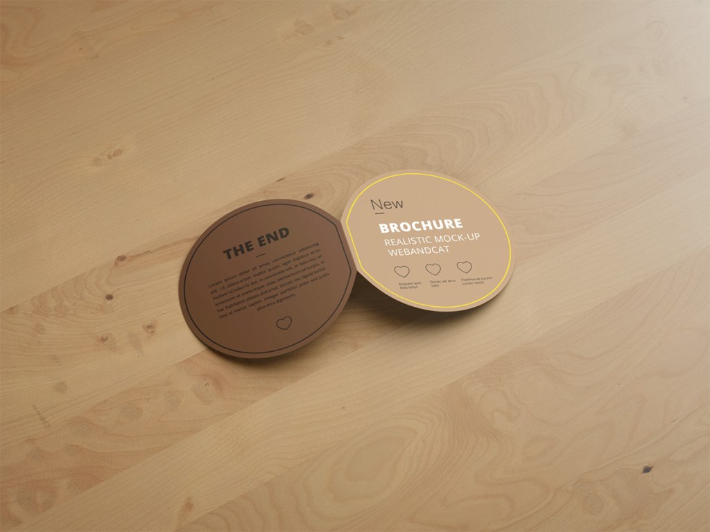 30+ Download Circle Brochure Mockup Psd