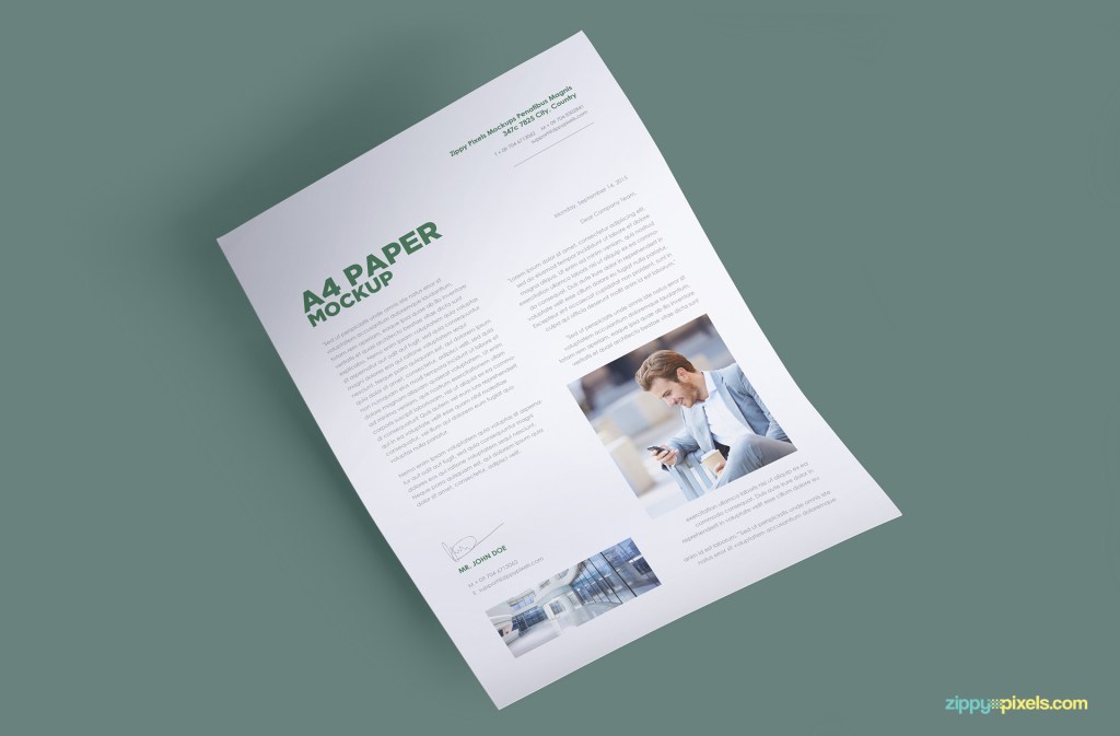 11+ Download Letterhead Mockup Template Free&nbsp;Psd