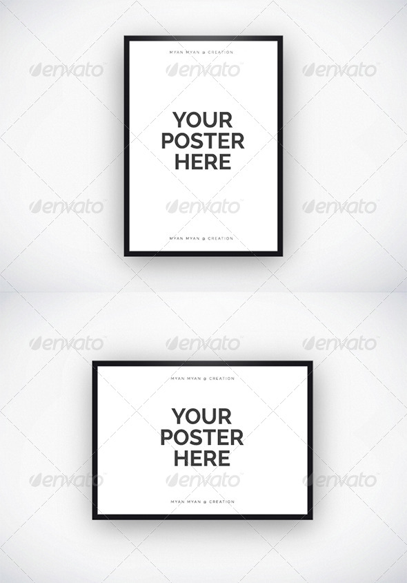 40+ Download A3 Poster Mockup Psd&nbsp;Free