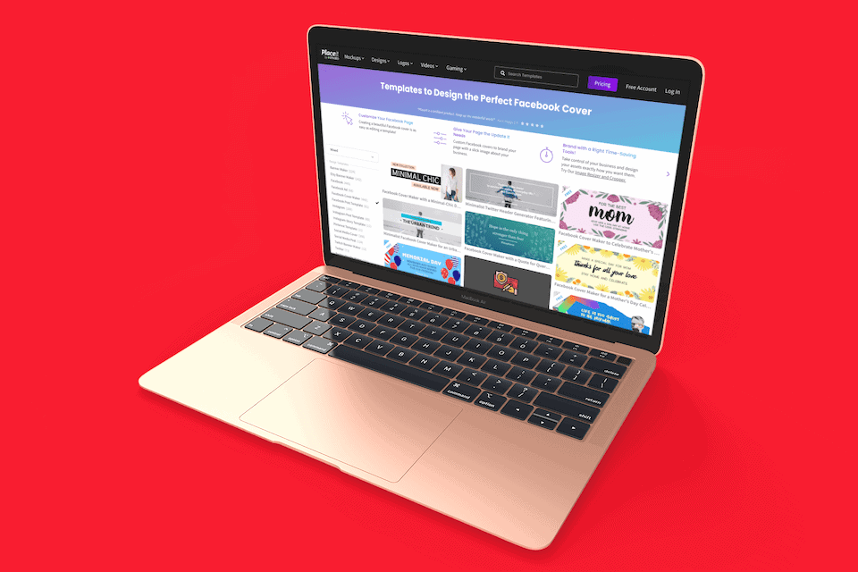 23+ Download Facebook Cover Photo Mockup&nbsp;Psd