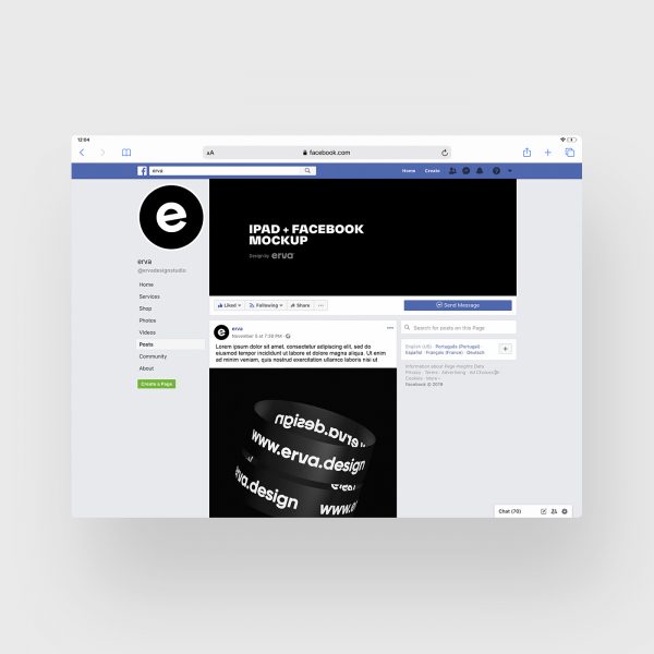 22+ Download Ipad Facebook Mockup&nbsp;Psd