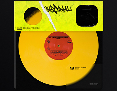 46+ Download Double Sleeve Vinyl Mockup Free&nbsp;Psd