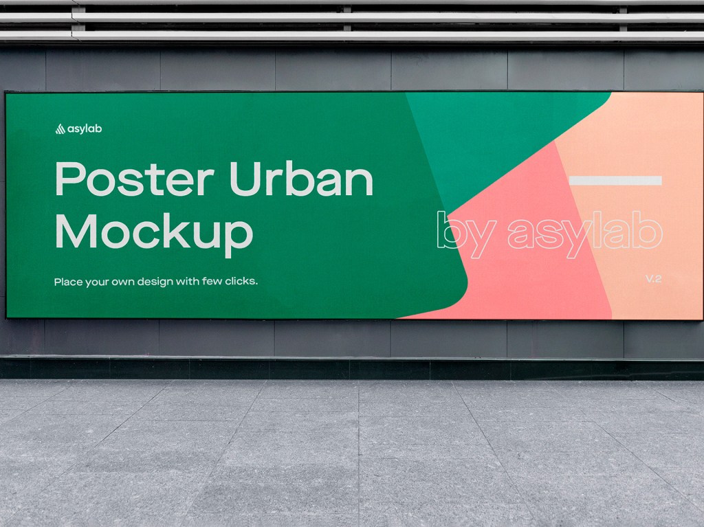 20+ Download Urban Street Poster Mockup Free Psd